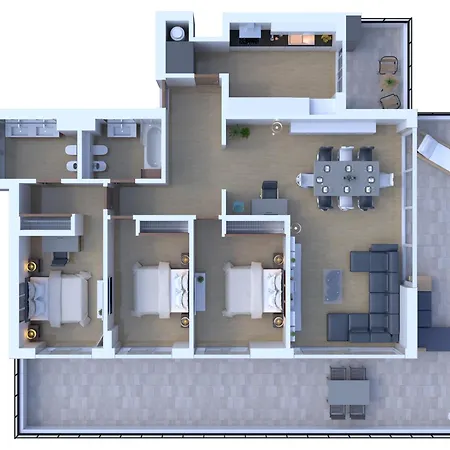 Daire Sunscape Rocha Prime - Oceanview - Wifi - Parking
