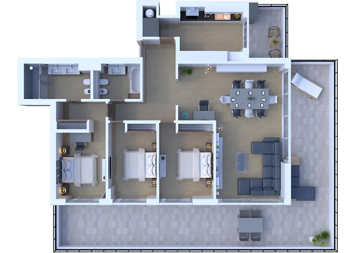 Διαμέρισμα Sunscape Rocha Prime - Oceanview - Wifi - Parking