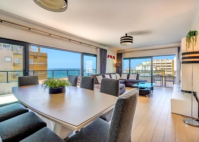 Sunscape Rocha Prime - Oceanview - Wifi - Parking Lägenhet Portimão